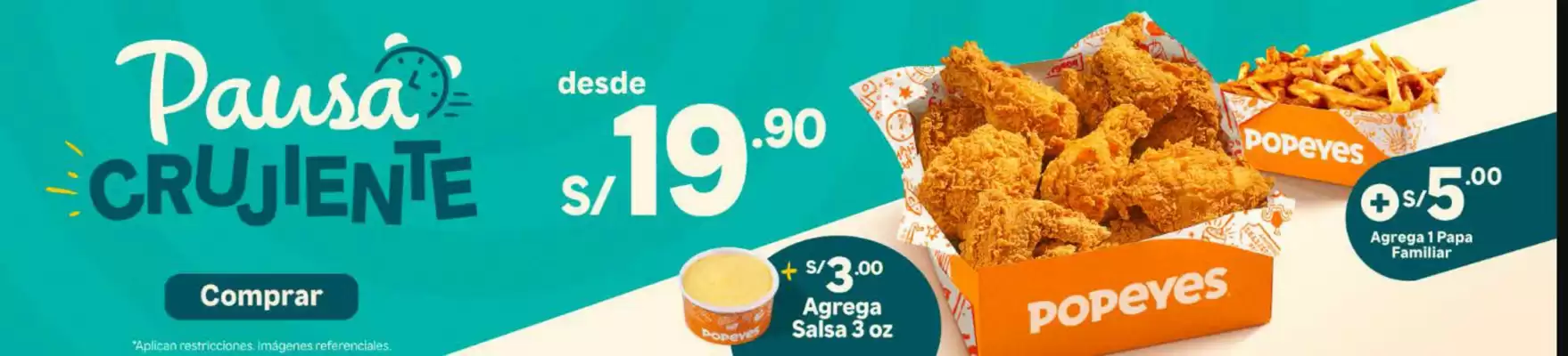 Catálogo Popeyes (válido hasta 31-01)