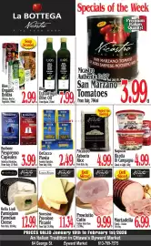 La Bottega Nicastro flyer Page 1