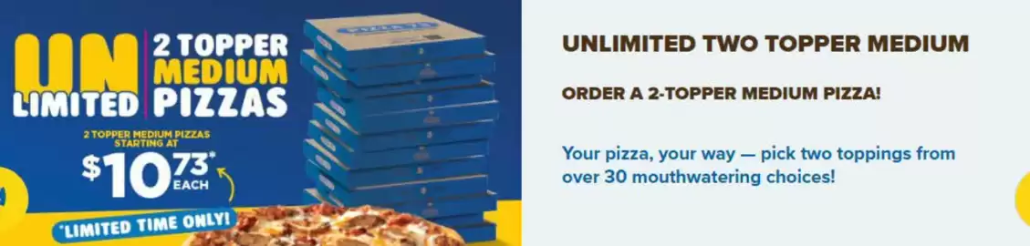 Pizza 73 flyer Page 1