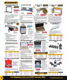 Busy Bee Tools flyer Page 20