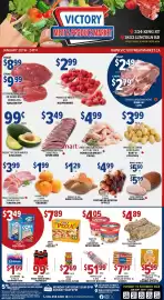 Victory Meat Market flyer Page 1