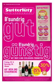 Sutterlüty Flugblatt woche 4 Seite 1