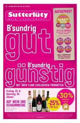Sutterlüty Flugblatt