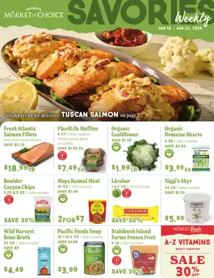 Market of Choice weekly ad (valid until 22-01)
