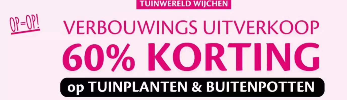 TuinWereld folder (geldig t/m 31-01)