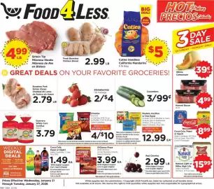 Food 4 Less weekly ad week 4 Page 1