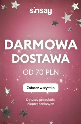Sinsay gazetka (ważność do 22-01)
