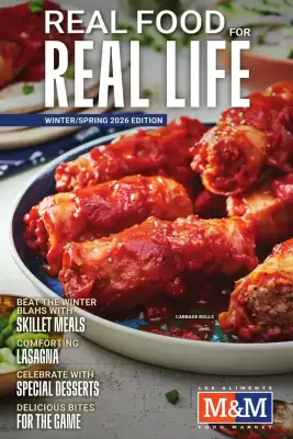 M & M Food Market flyer (valid until 2-04)