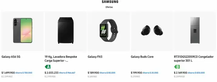 Catálogo Samsung Página 1