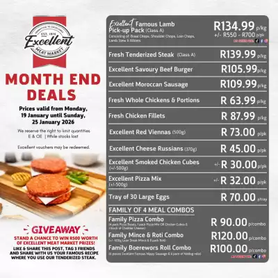 Excellent Meat Market catalogue (valid until 25-01)