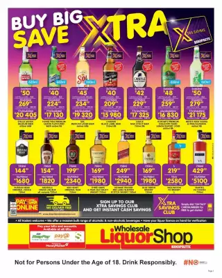 Shoprite Liquor catalogue (valid until 26-01)