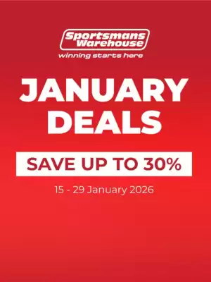 Sportsmans Warehouse catalogue (valid until 29-01)