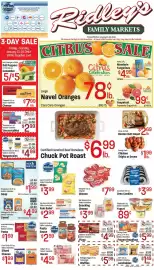 Ridley's Family Markets weekly ad week 4 Page 1