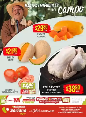 Folleto Soriana Híper (válido hasta 21-01)