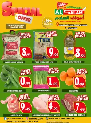 Al-Salam Supermarket flyer (valid until 26-01)
