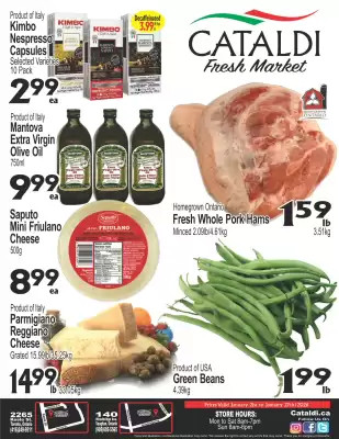 Cataldi Fresh Market flyer (valid until 27-01)