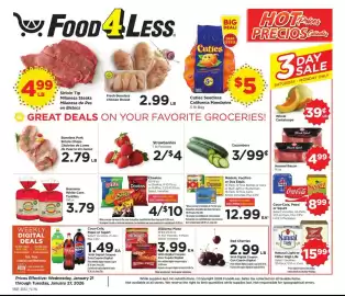 Food 4 Less weekly ad week 4 Page 1