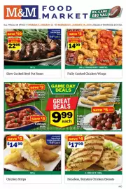M & M Food Market flyer week 4 Page 1
