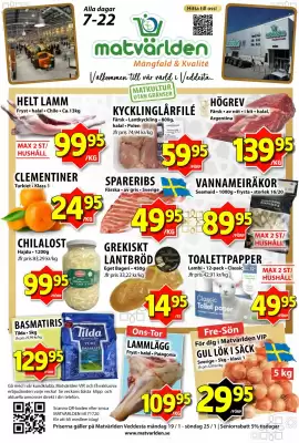 Matvärlden Tensta reklamblad (giltig till och med 26-01)