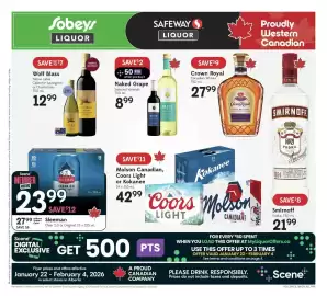 Sobeys Liquor flyer week 4 Page 1