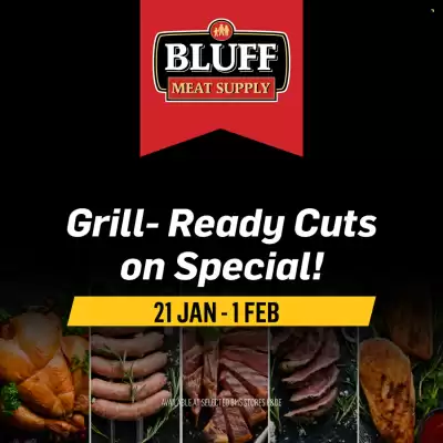 Bluff Meat Supply catalogue (valid until 1-02)