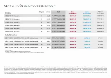 Citroen gazetka | Berlingo/ё-Berlingo Strona 4