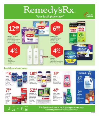 Remedy's RX flyer (valid until 26-02)