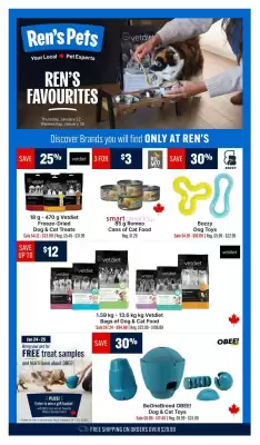 Ren’s Pets Depot flyer
