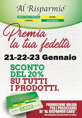 Volantino Al Risparmio (valido fino al 23-01)