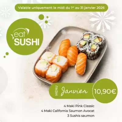 Catalogue Eat Sushi (valable jusqu'au 31-01)