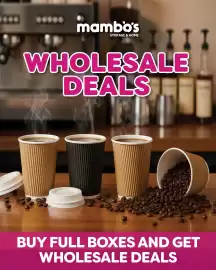 Mambo's Plastics Warehouse catalogue week 4 Page 1