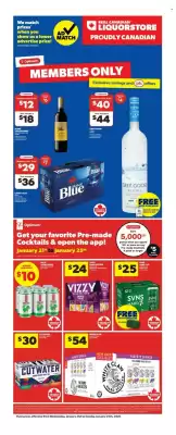 Real Canadian Liquorstore flyer (valid until 25-01)