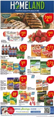 Homeland Market weekly ad (valid until 27-01)