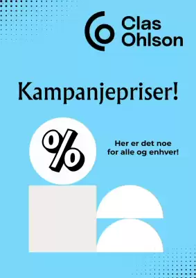 Clas Ohlson kundeavis (gyldig til 28-01)
