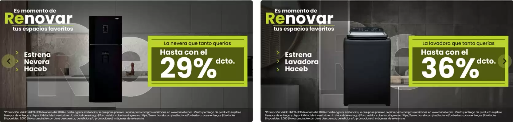 Catálogo Haceb (válido hasta 31-01)