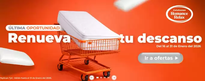 Catálogo Colchones Romance Relax Página 1