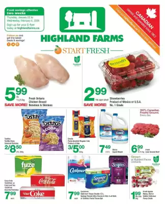 Highland Farms flyer (valid until 5-02)