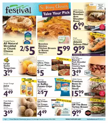Festival Foods weekly ad (valid until 27-01)