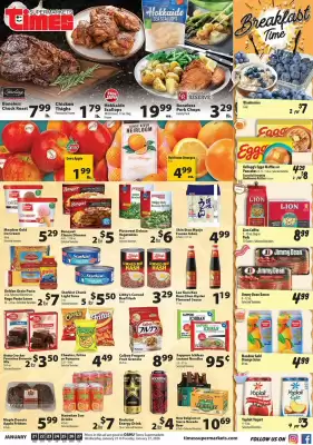 Times Supermarkets weekly ad (valid until 27-01)