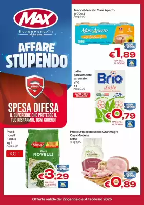 Volantino MAX Supermercati (valido fino al 4-02)