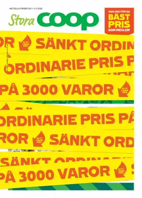 Stora Coop reklamblad (giltig till och med 2-02)