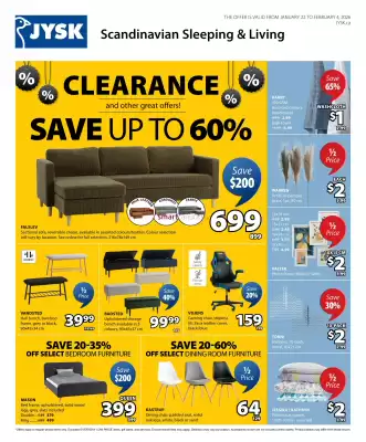 JYSK flyer (valid until 4-02)