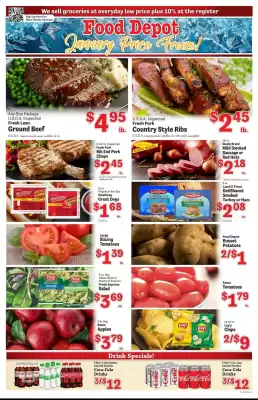 Food Depot weekly ad (valid until 25-01)