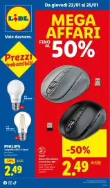 Volantino Lidl | MEGA AFFARI FINO AL 50% Pagina 1