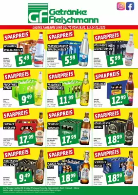 Getränke Fleischmann Prospekt (gültig bis 24-01)