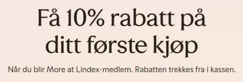 Lindex kundeavis Side 1