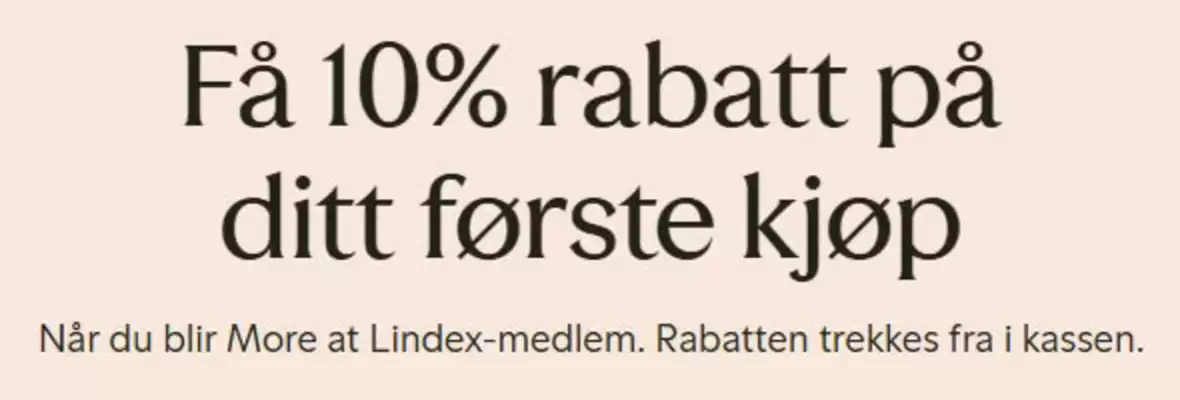 Lindex kundeavis (gyldig til 31-01)