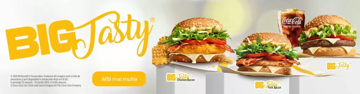Catalog McDonald's (valid până la 22-02)