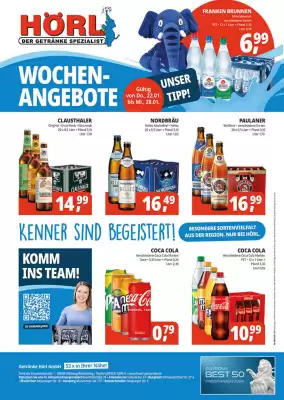 Hörl Getränke Prospekt (gültig bis 28-01)