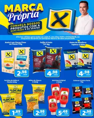 Folheto X Supermercados (válido até 1-02)